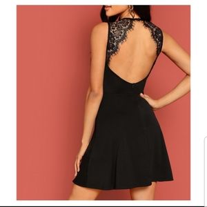 Black cocktail dress size medium